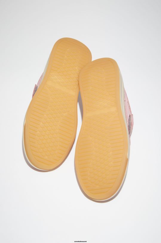 Acne Studios jalkineet antiikki pinkki 0VF2B733 tarranauhalenkit lenkkarit