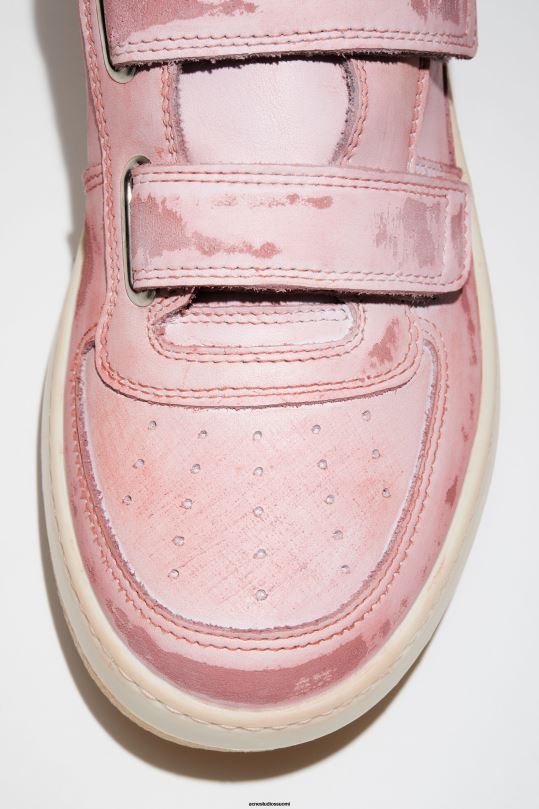 Acne Studios jalkineet antiikki pinkki 0VF2B733 tarranauhalenkit lenkkarit