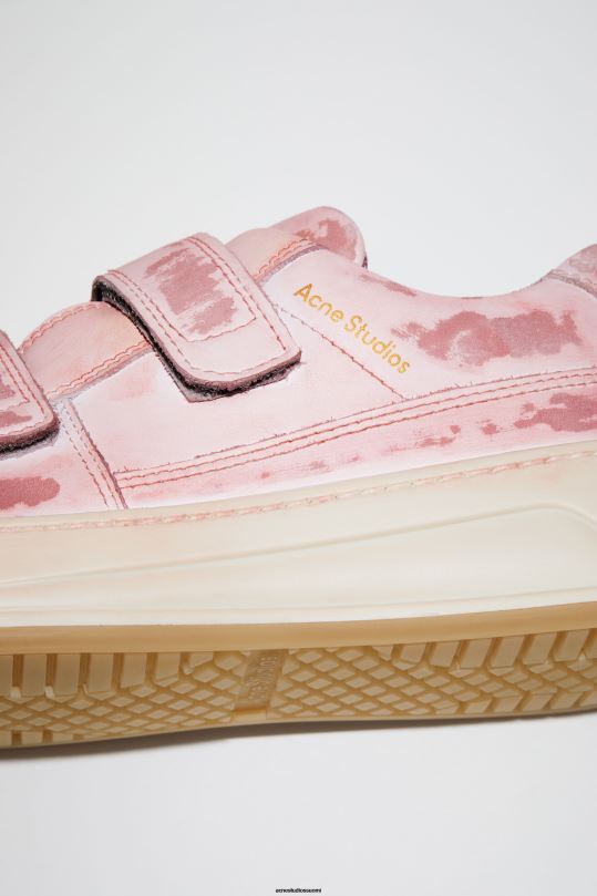 Acne Studios jalkineet antiikki pinkki 0VF2B733 tarranauhalenkit lenkkarit
