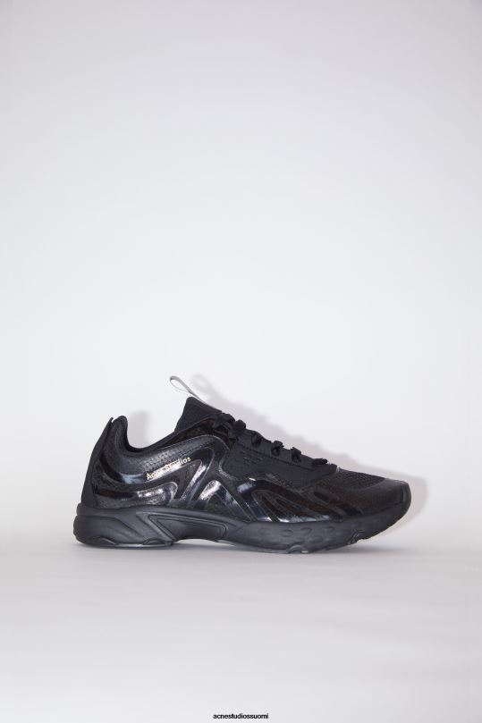 Acne Studios jalkineet musta 0VF2B520 nauhalliset lenkkarit