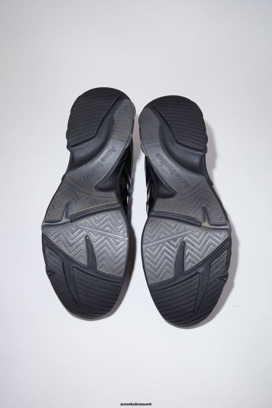 Acne Studios jalkineet musta 0VF2B520 nauhalliset lenkkarit