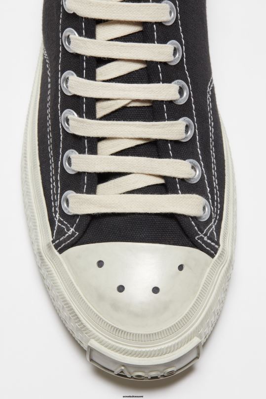 Acne Studios jalkineet musta / luonnonvalkoinen 0VF2B1216 matalat lenkkarit