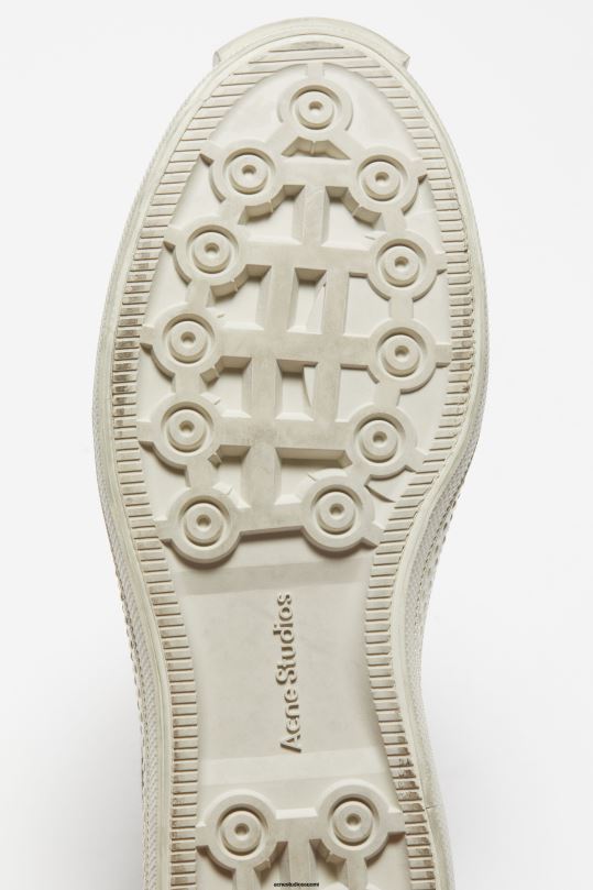 Acne Studios jalkineet musta / luonnonvalkoinen 0VF2B1216 matalat lenkkarit