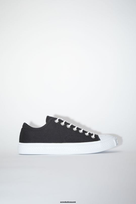 Acne Studios jalkineet musta / luonnonvalkoinen 0VF2B1219 matalat lenkkarit