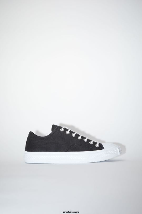 Acne Studios jalkineet musta / luonnonvalkoinen 0VF2B505 matalat lenkkarit