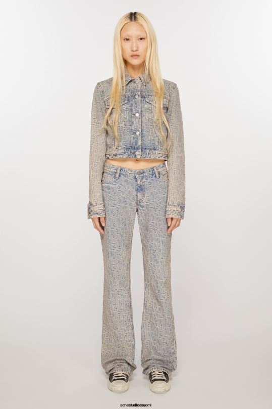 Acne Studios jalkineet musta / luonnonvalkoinen 0VF2B528 matalat lenkkarit