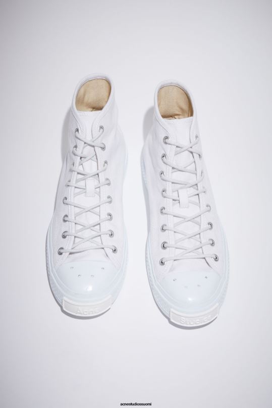Acne Studios jalkineet optinen valkoinen 0VF2B878 korkeat lenkkarit