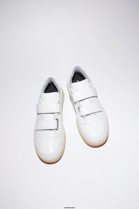 Acne Studios jalkineet valkoinen 0VF2B1224 tarranauhalenkit lenkkarit