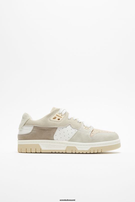 Acne Studios jalkineet valkoinen / luonnonvalkoinen 0VF2B1223 matalat lenkkarit