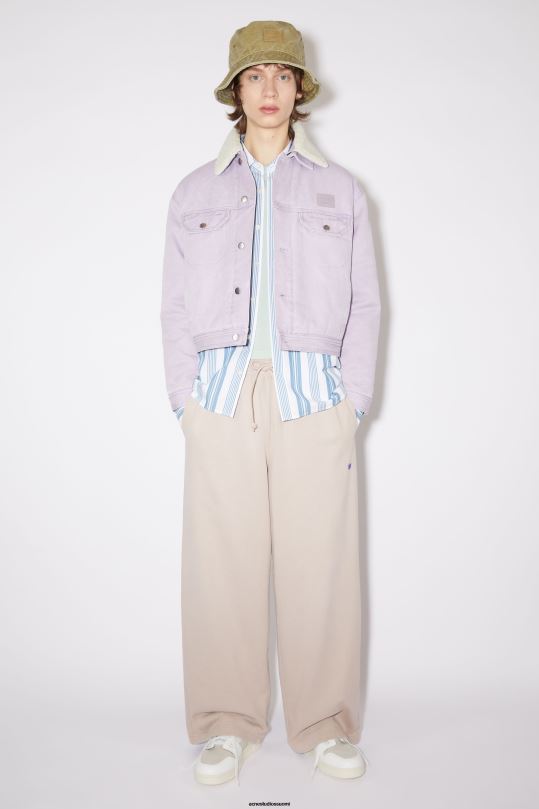 Acne Studios jalkineet valkoinen / luonnonvalkoinen 0VF2B1225 matalat nahkaiset lenkkarit