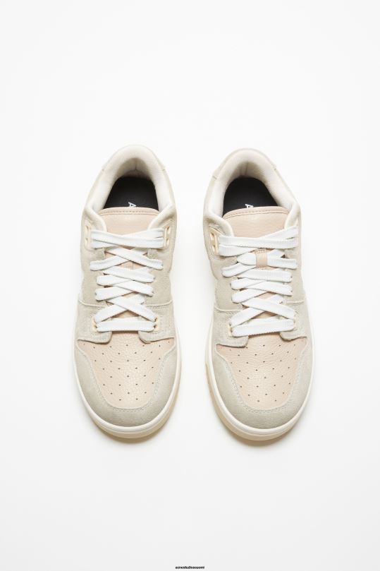 Acne Studios jalkineet valkoinen / luonnonvalkoinen 0VF2B819 matalat lenkkarit