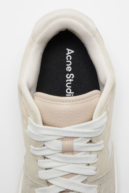 Acne Studios jalkineet valkoinen / luonnonvalkoinen 0VF2B819 matalat lenkkarit