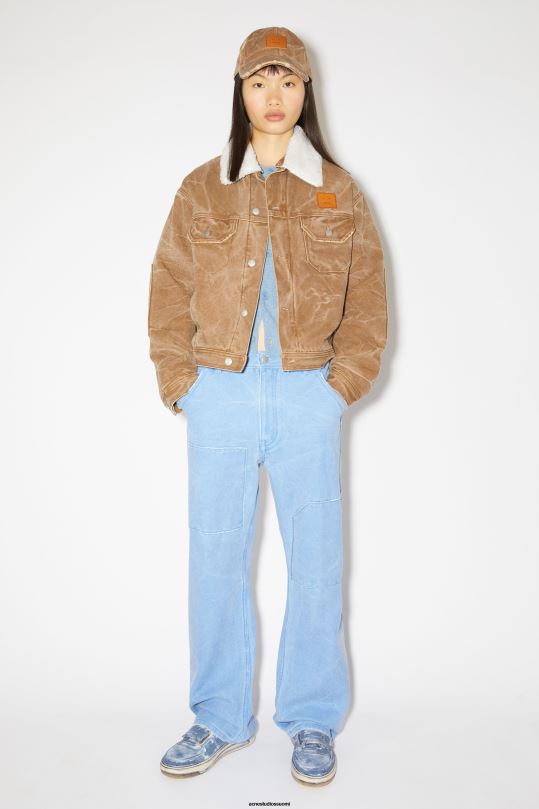 Acne Studios jalkineet yönsininen 0VF2B543 tarranauhalenkit lenkkarit