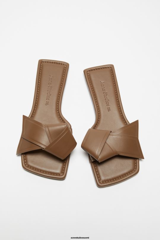 Acne Studios jalkineet kamelin ruskea 0VF2B715 musubi-nahkasandaali