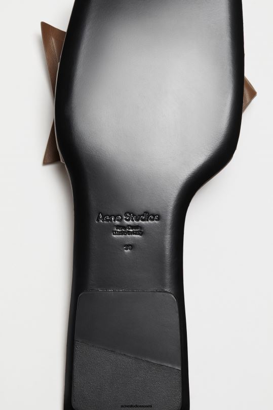 Acne Studios jalkineet kamelin ruskea 0VF2B715 musubi-nahkasandaali