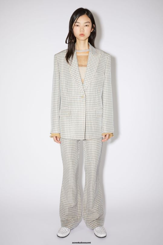 Acne Studios jalkineet luonnonvalkoinen 0VF2B808 nahkaiset loaferit