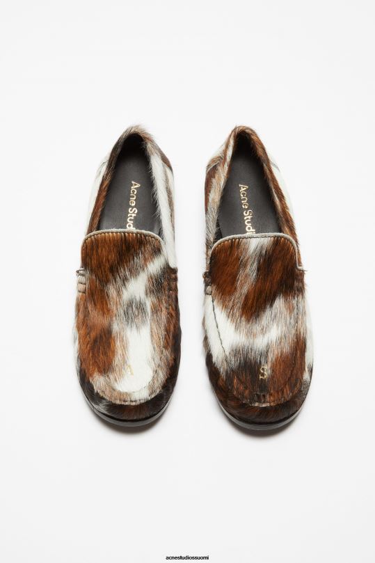 Acne Studios jalkineet moni ruskea 0VF2B634 nahkaiset loaferit