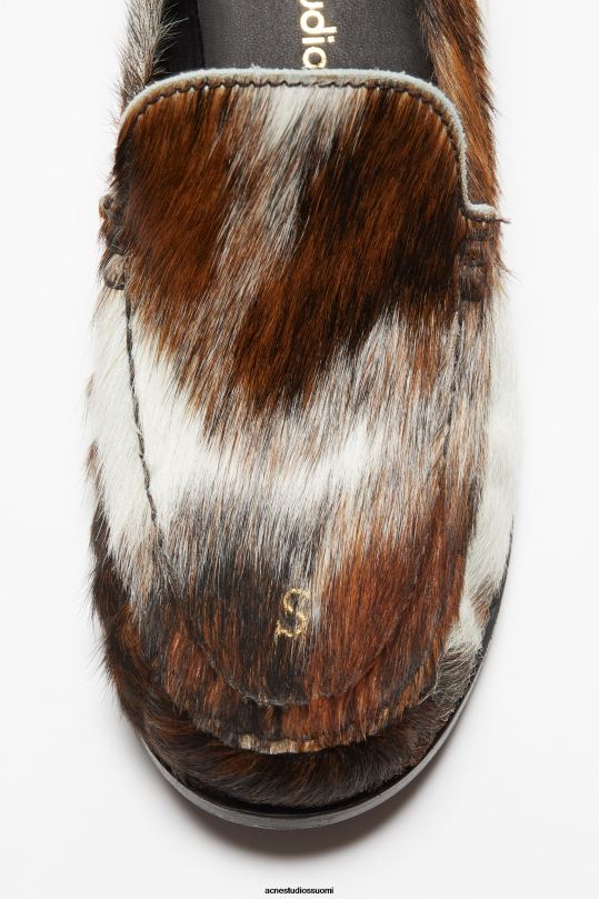Acne Studios jalkineet moni ruskea 0VF2B634 nahkaiset loaferit