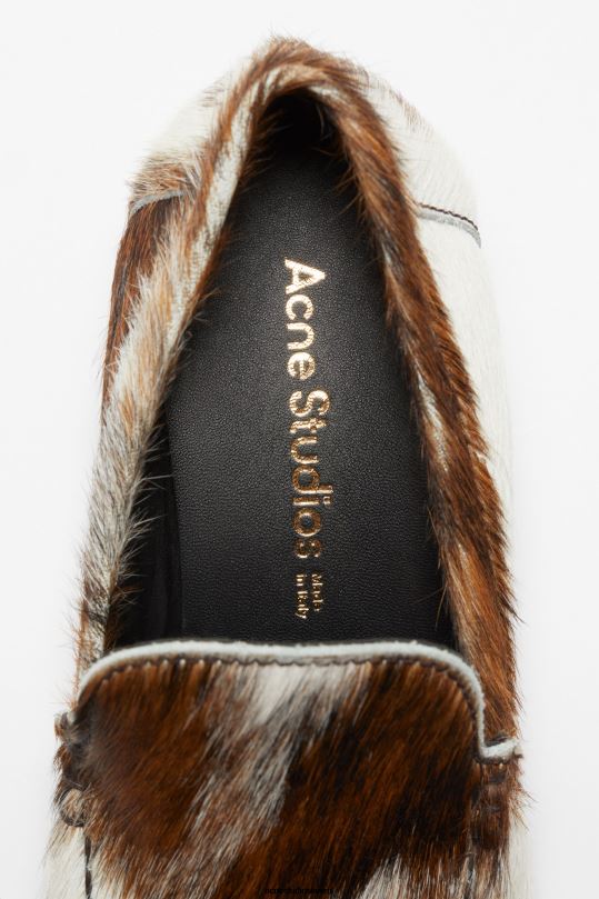 Acne Studios jalkineet moni ruskea 0VF2B634 nahkaiset loaferit