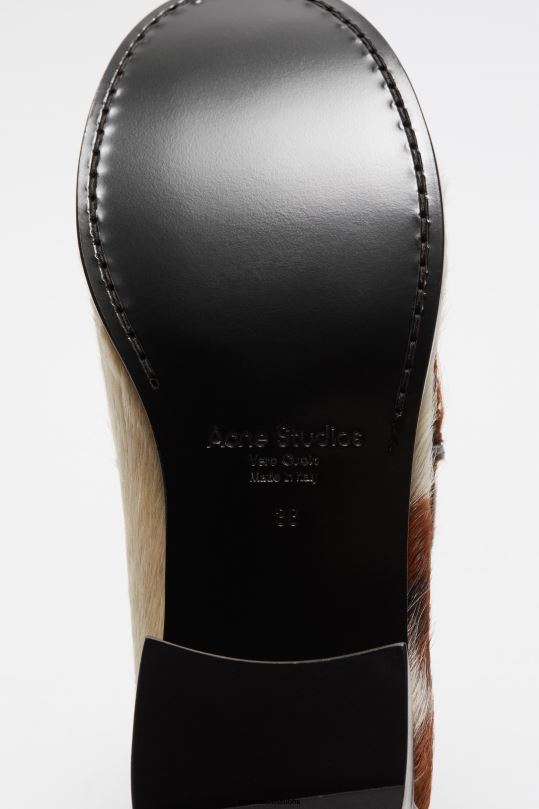 Acne Studios jalkineet moni ruskea 0VF2B634 nahkaiset loaferit