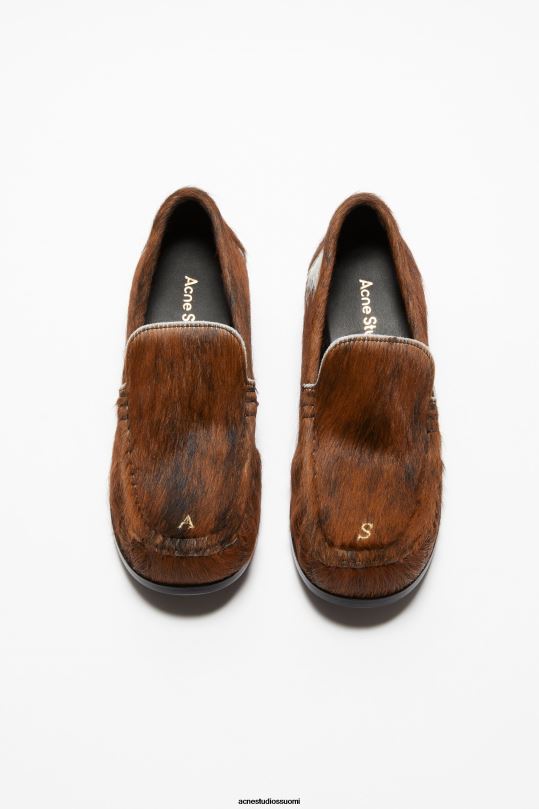 Acne Studios jalkineet moni ruskea 0VF2B634 nahkaiset loaferit