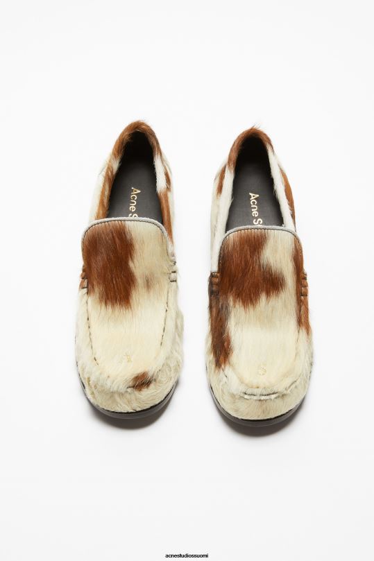 Acne Studios jalkineet moni ruskea 0VF2B634 nahkaiset loaferit
