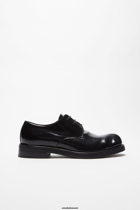 Acne Studios jalkineet musta 0VF2B1221 nahkaiset derbykengät