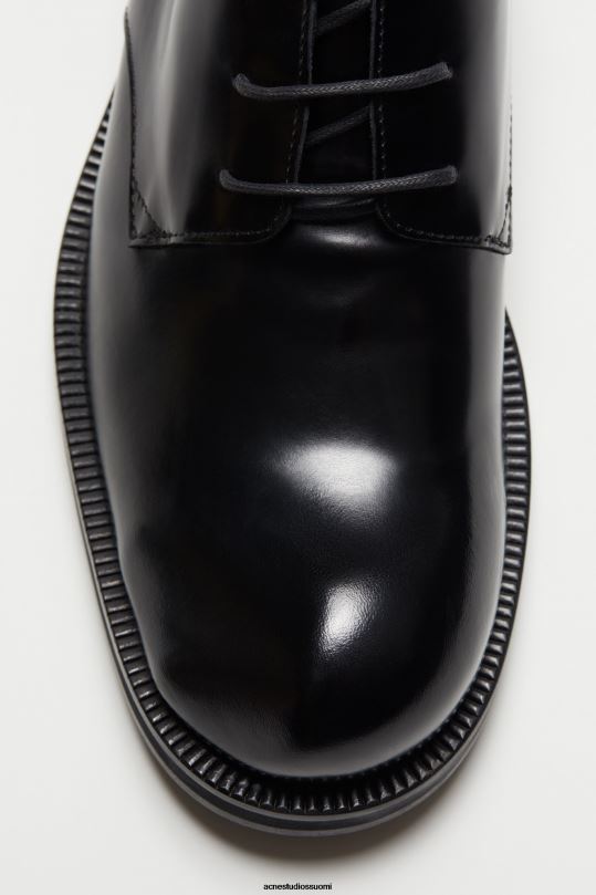 Acne Studios jalkineet musta 0VF2B1221 nahkaiset derbykengät