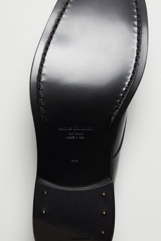 Acne Studios jalkineet musta 0VF2B1221 nahkaiset derbykengät