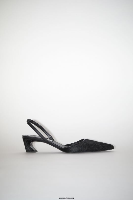 Acne Studios jalkineet musta 0VF2B486 slingback kengät