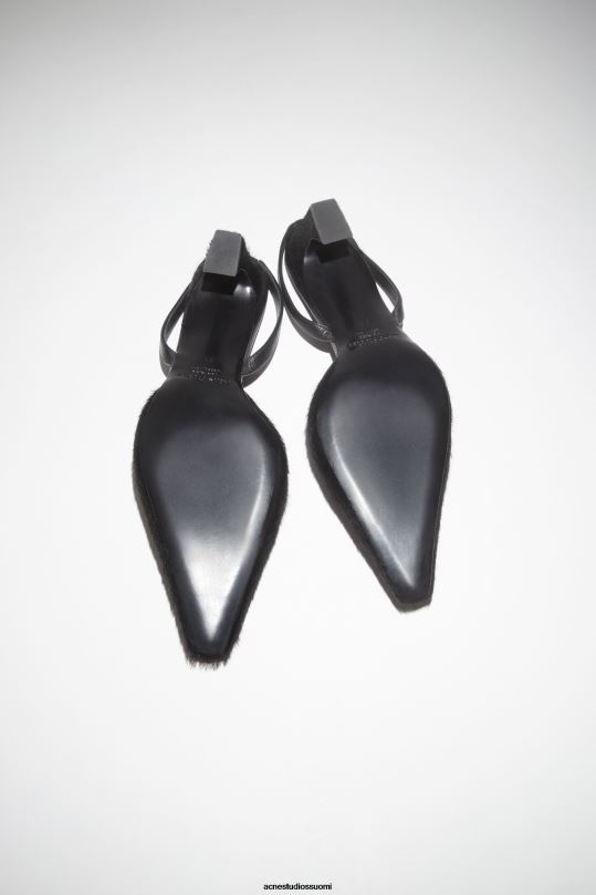 Acne Studios jalkineet musta 0VF2B486 slingback kengät