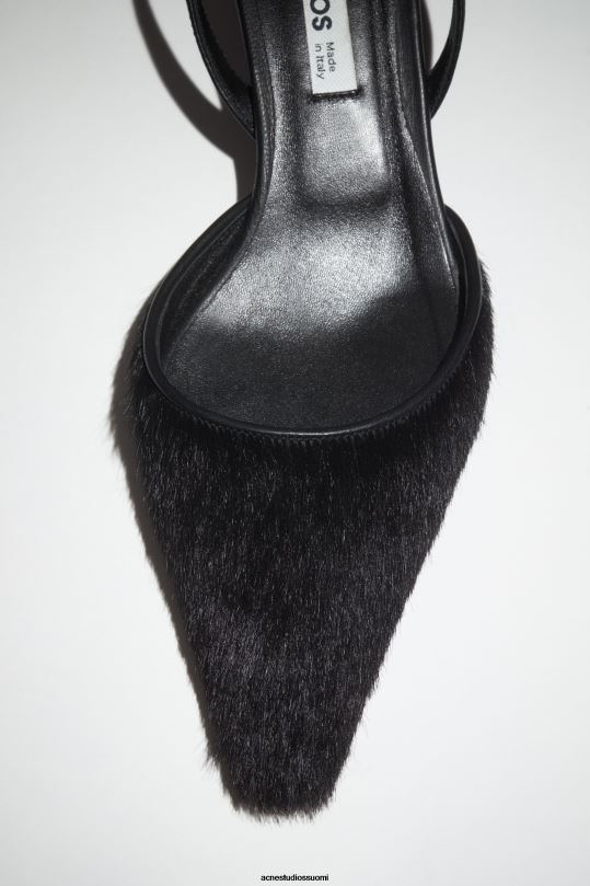 Acne Studios jalkineet musta 0VF2B486 slingback kengät
