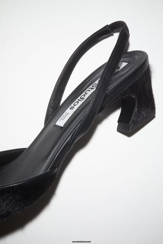 Acne Studios jalkineet musta 0VF2B486 slingback kengät