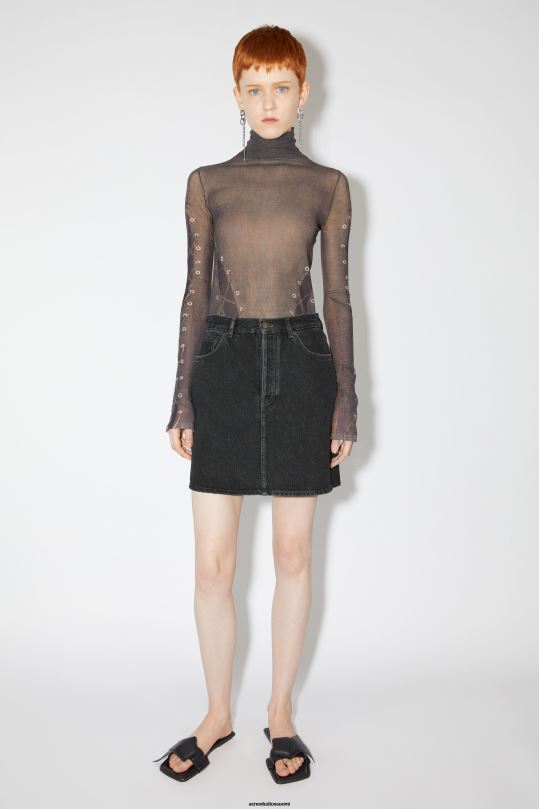 Acne Studios jalkineet musta 0VF2B487 musubi-nahkasandaali