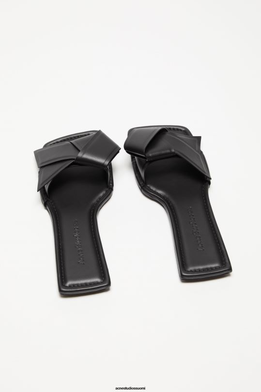 Acne Studios jalkineet musta 0VF2B487 musubi-nahkasandaali