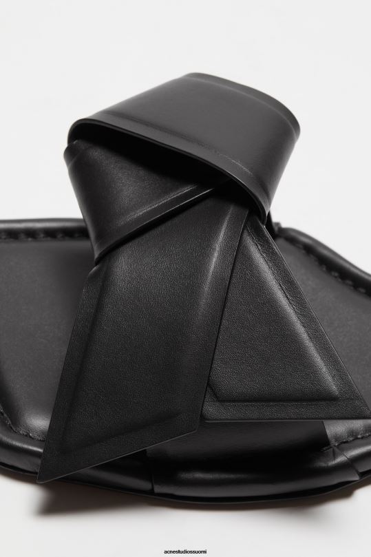 Acne Studios jalkineet musta 0VF2B487 musubi-nahkasandaali