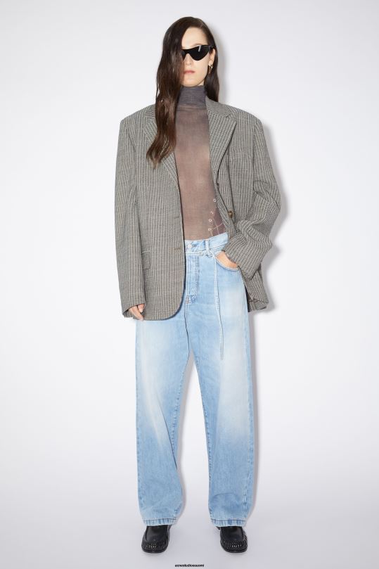 Acne Studios jalkineet musta 0VF2B491 nahkaiset loaferit