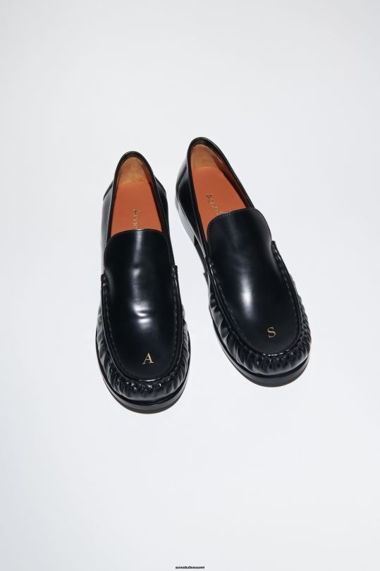 Acne Studios jalkineet musta 0VF2B491 nahkaiset loaferit