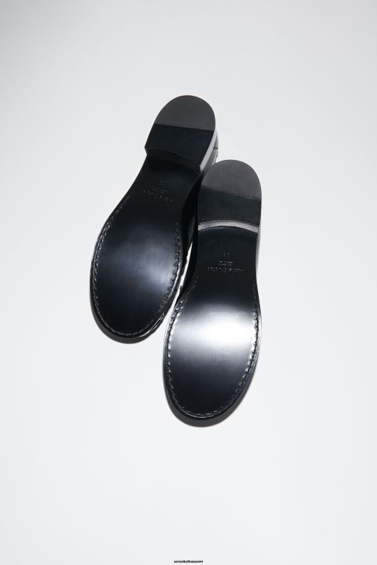 Acne Studios jalkineet musta 0VF2B491 nahkaiset loaferit