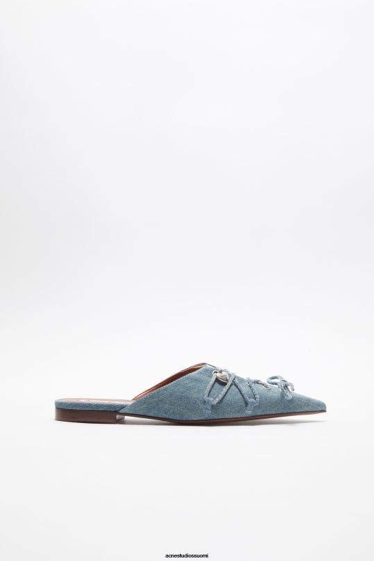 Acne Studios jalkineet pölyinen sininen 0VF2B709 nauhalliset muulit