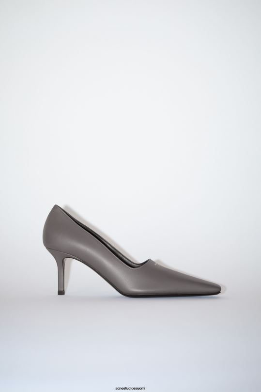 Acne Studios jalkineet tummanharmaa 0VF2B591 nahkainen kantapääpumppu