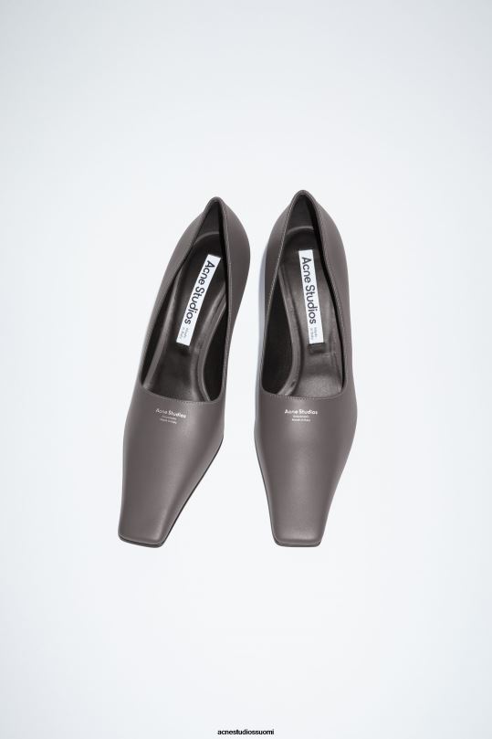 Acne Studios jalkineet tummanharmaa 0VF2B591 nahkainen kantapääpumppu