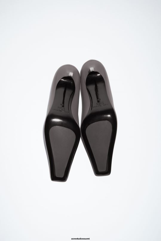 Acne Studios jalkineet tummanharmaa 0VF2B591 nahkainen kantapääpumppu