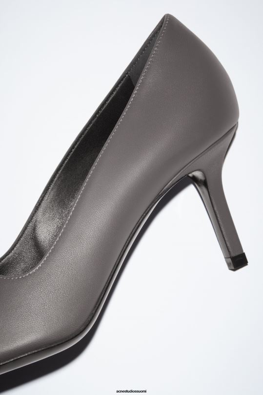 Acne Studios jalkineet tummanharmaa 0VF2B591 nahkainen kantapääpumppu