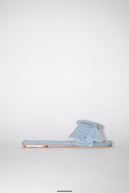 Acne Studios jalkineet vaaleansininen 0VF2B765 musubi denim sandaali
