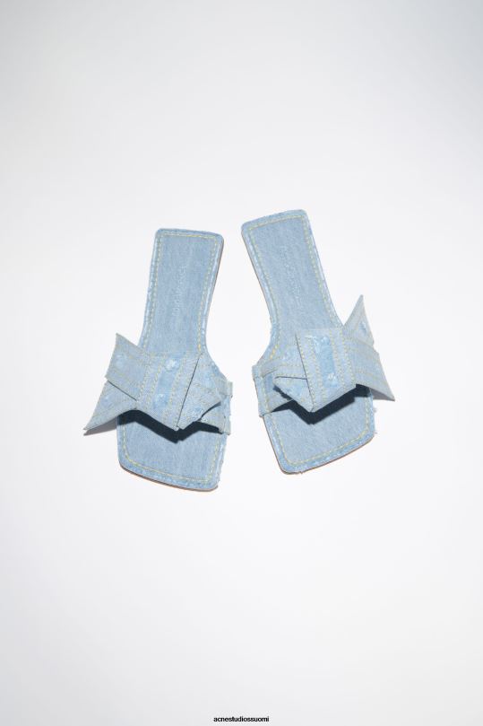 Acne Studios jalkineet vaaleansininen 0VF2B765 musubi denim sandaali