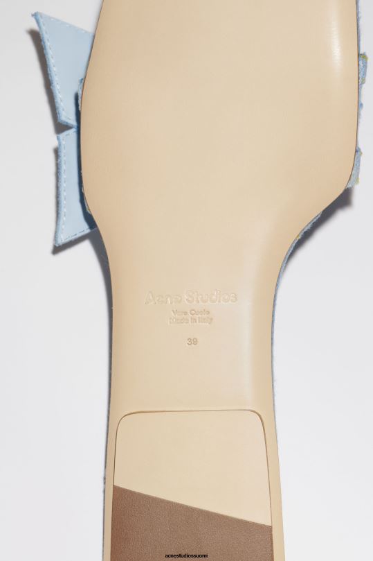 Acne Studios jalkineet vaaleansininen 0VF2B765 musubi denim sandaali