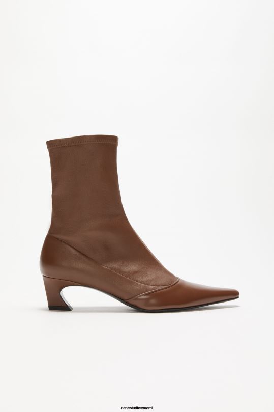 Acne Studios jalkineet konjakin ruskea 0VF2B621 korkokengät nilkkurit
