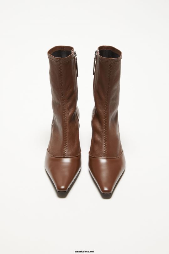 Acne Studios jalkineet konjakin ruskea 0VF2B621 korkokengät nilkkurit