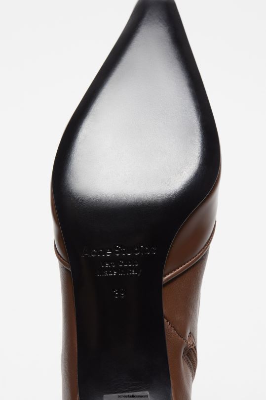 Acne Studios jalkineet konjakin ruskea 0VF2B621 korkokengät nilkkurit